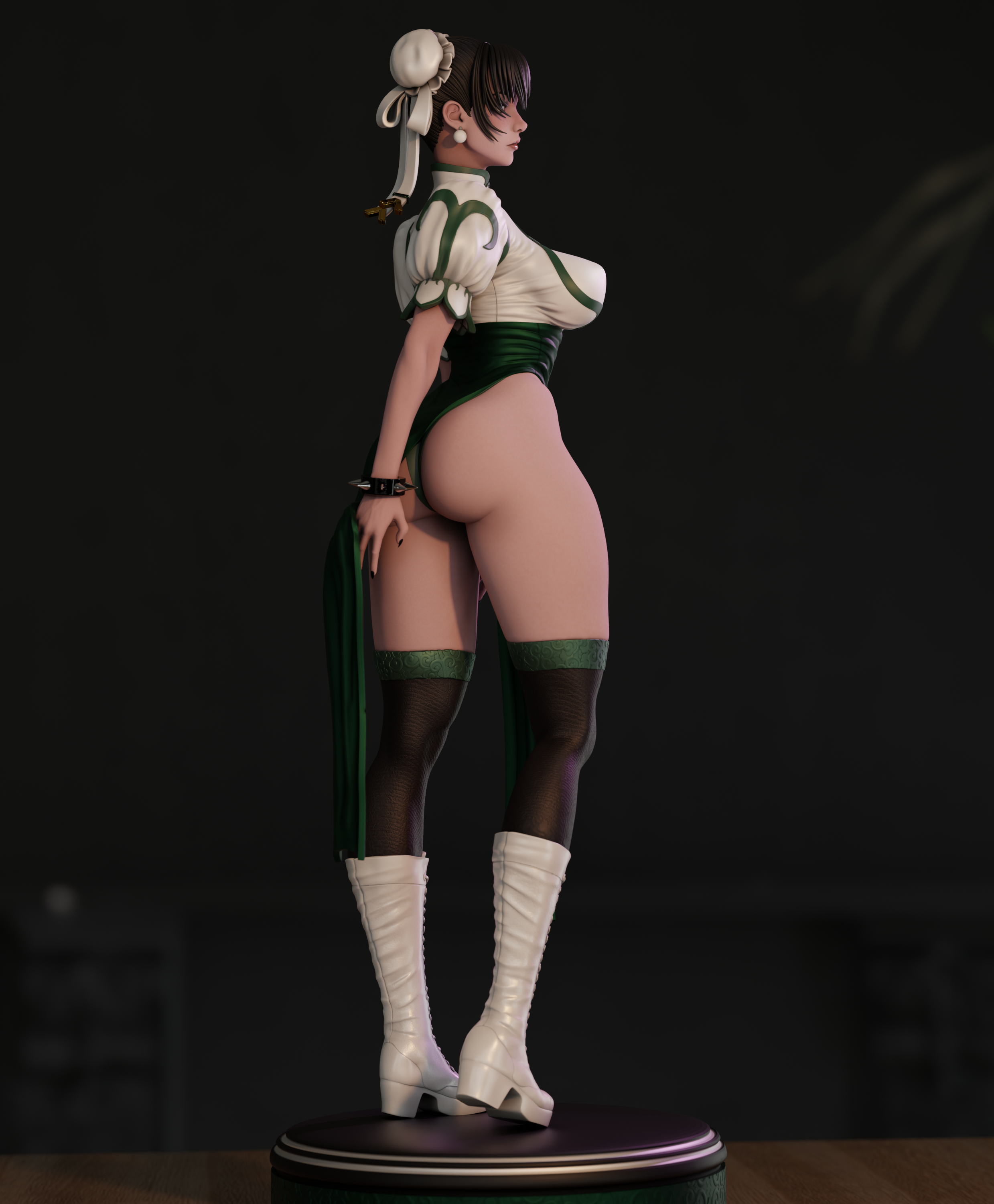 Chun-Li Fighting Spirit Statue
