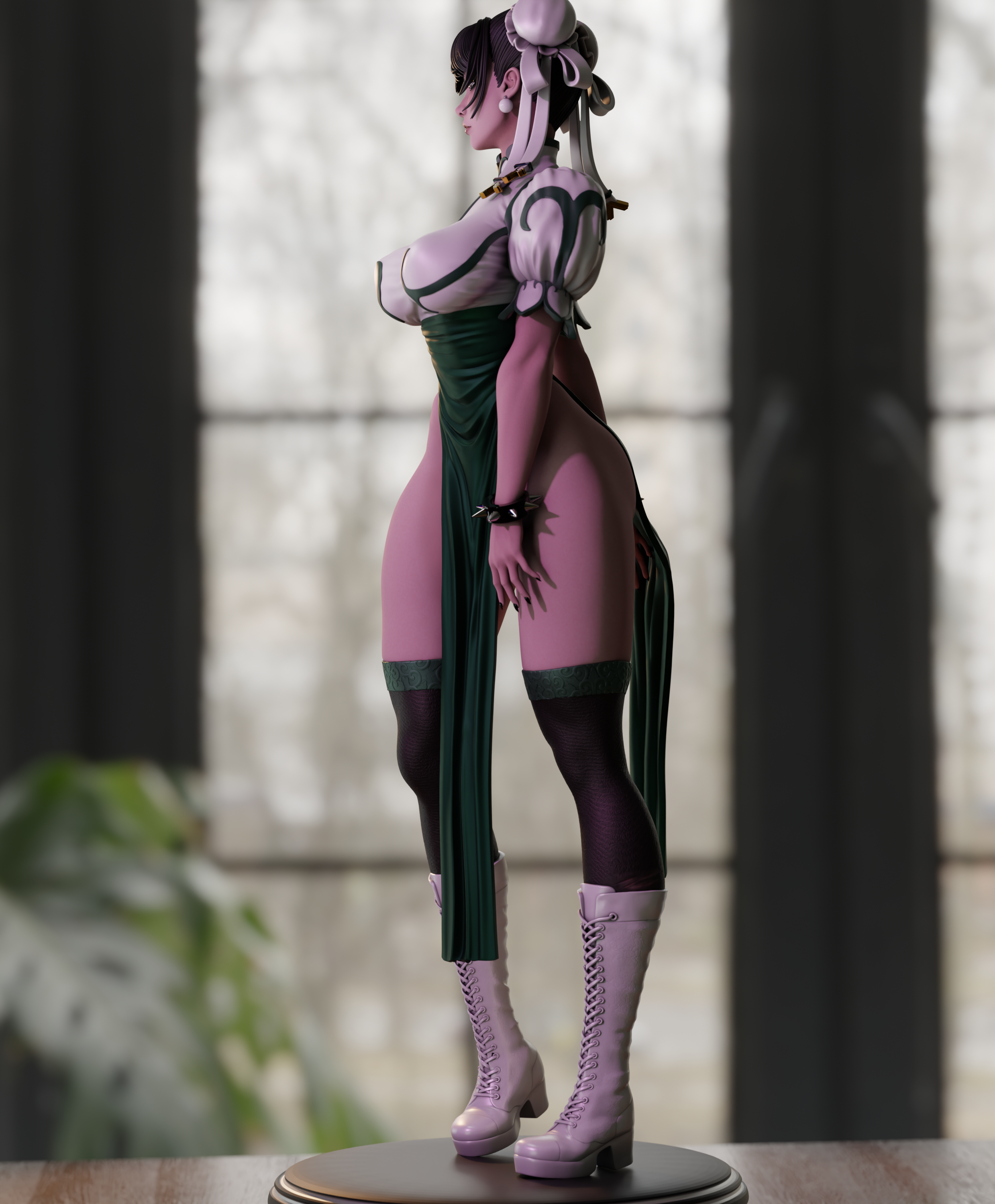Chun-Li Fighting Spirit Statue