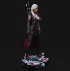 Ciri Witcher Statue