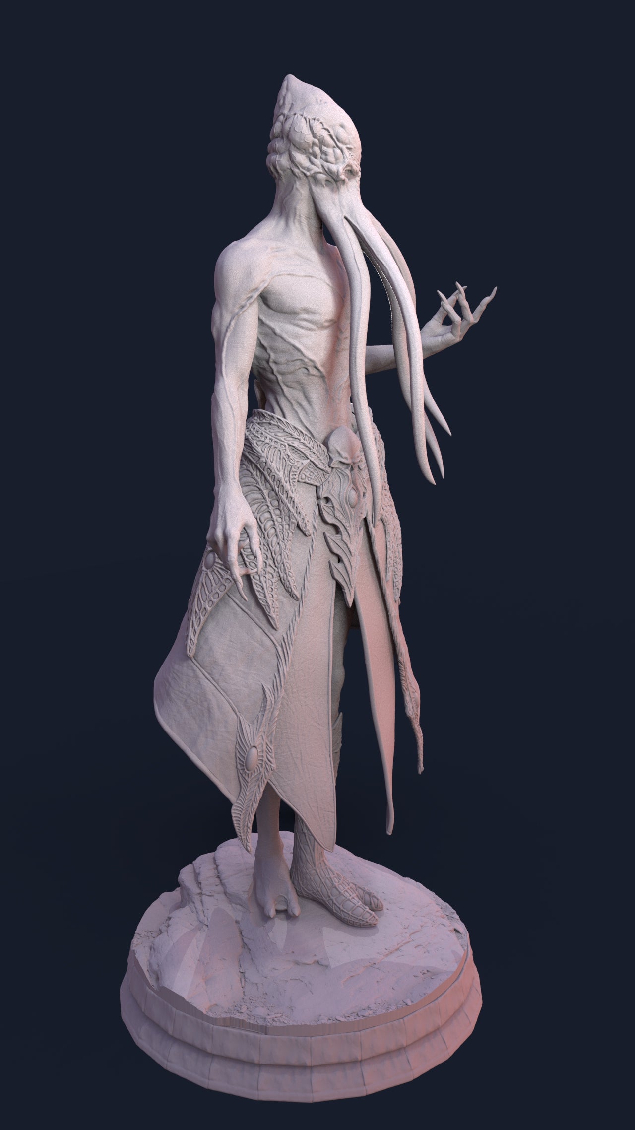 Imperial Mind Flayer Statue