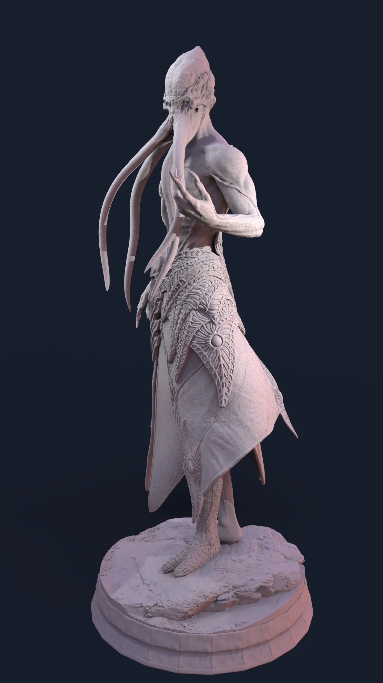 Imperial Mind Flayer Statue