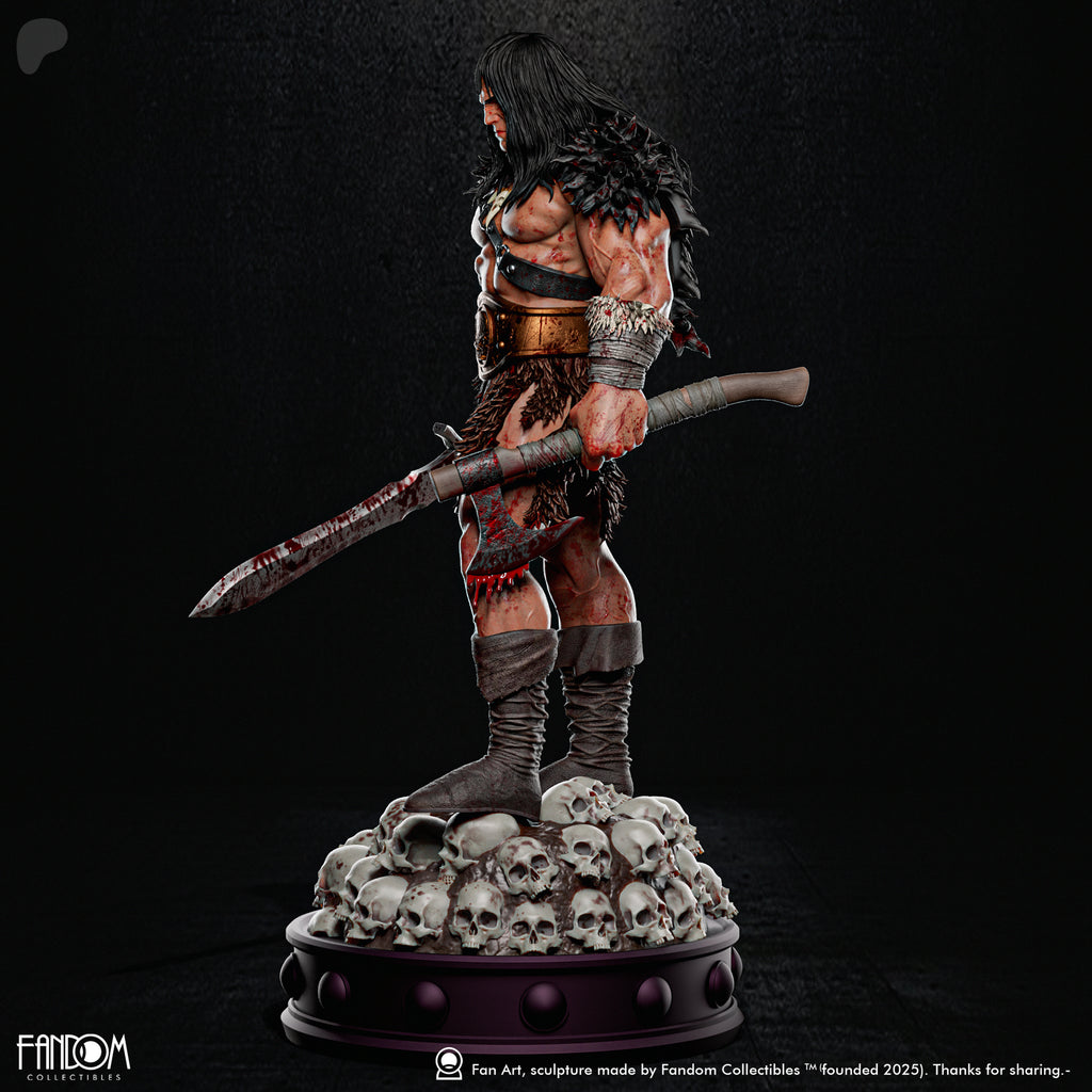 Cimmerian Warlord Statue