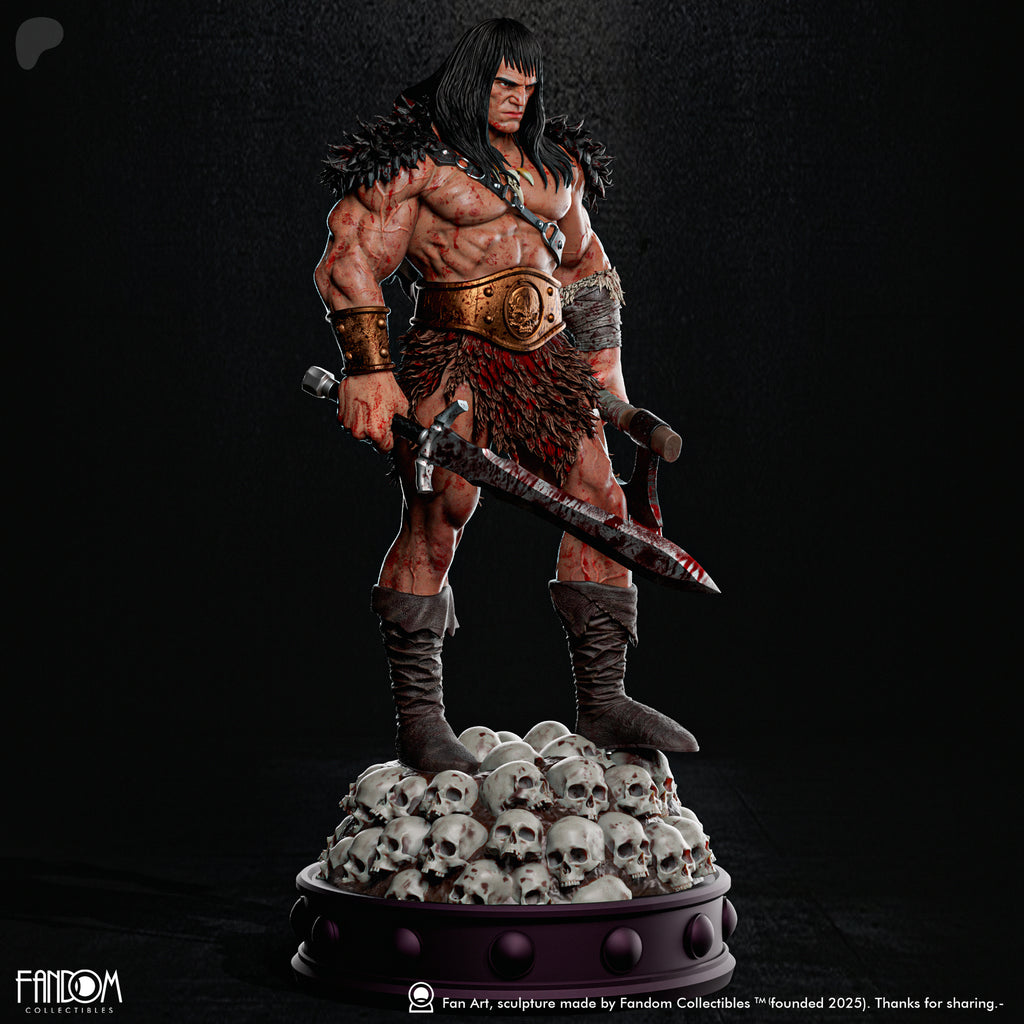 Cimmerian Warlord Statue