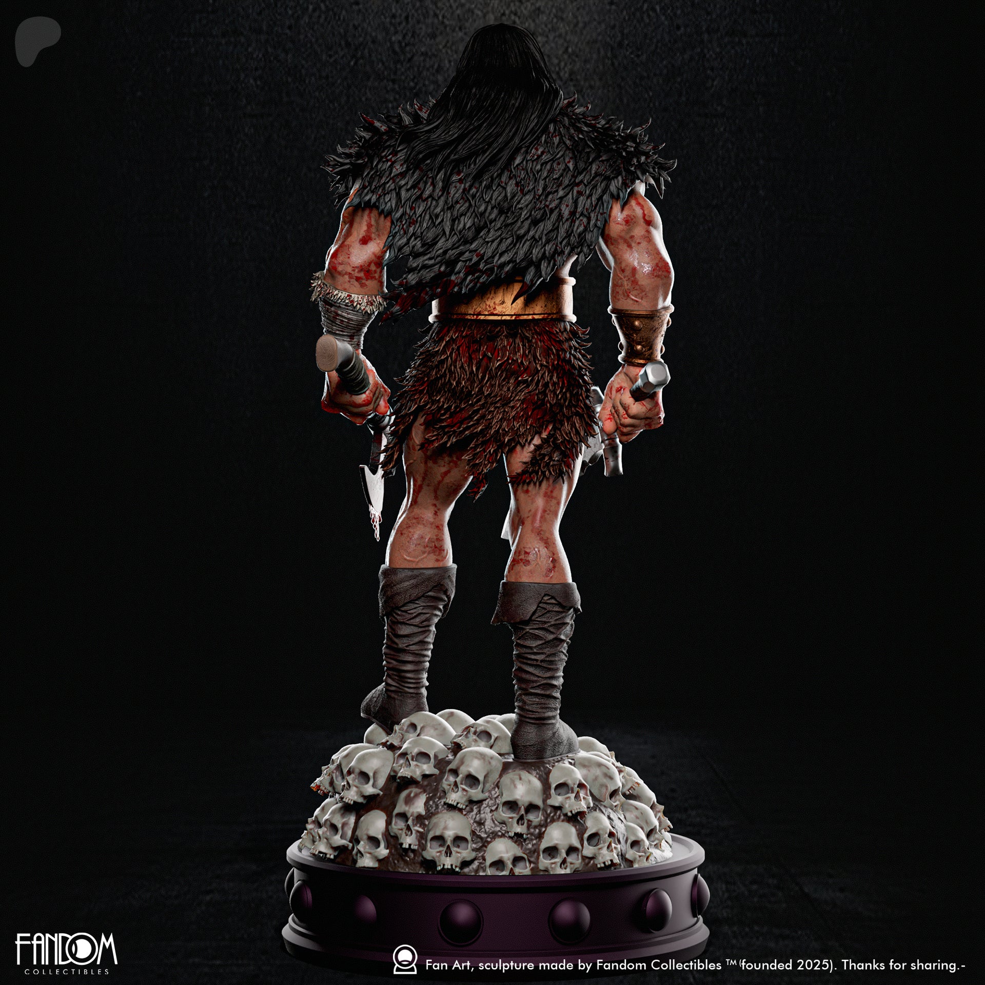 Cimmerian Warlord Statue