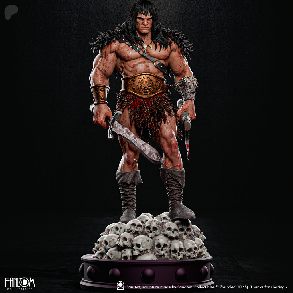 Cimmerian Warlord Statue