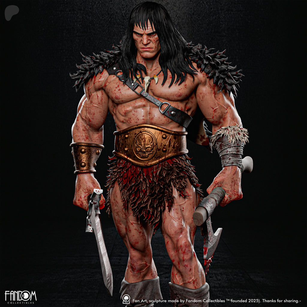 Cimmerian Warlord Statue