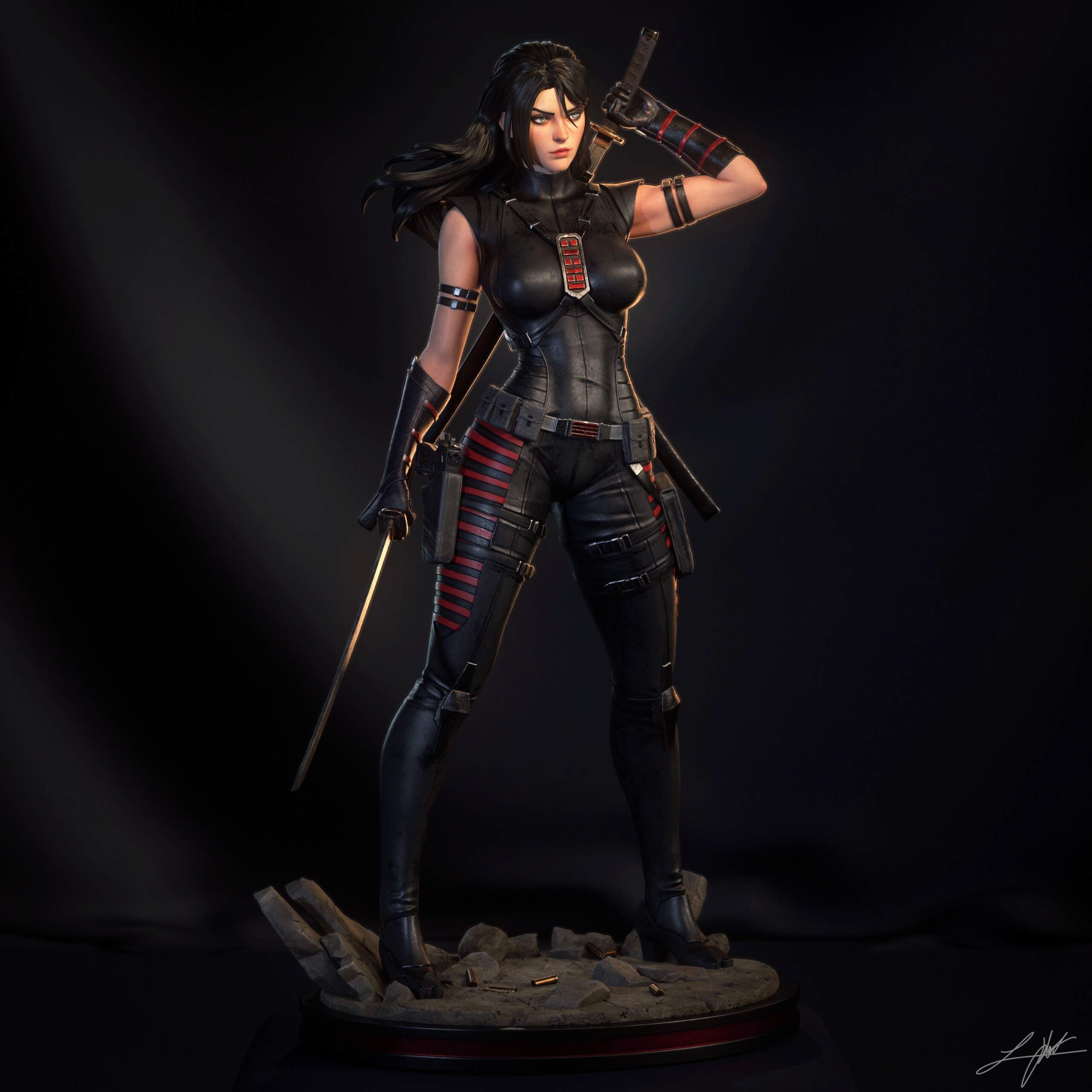 Silent Shadow Statue