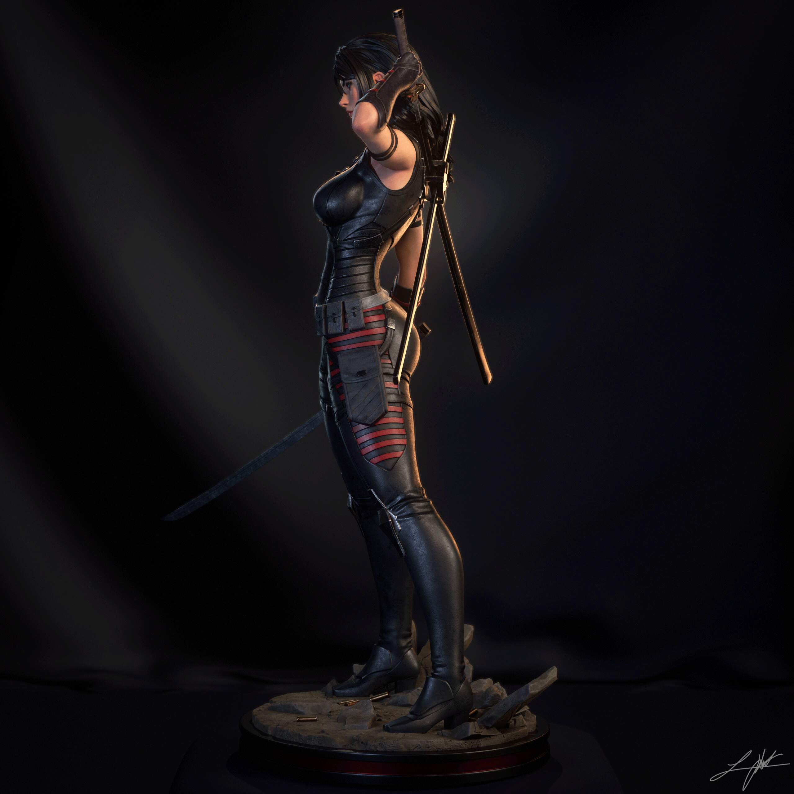Silent Shadow Statue