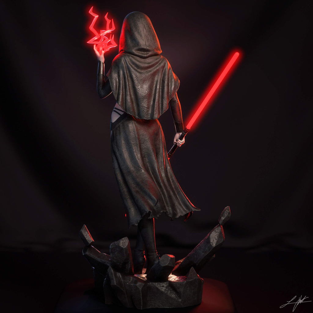 Crimson Sith Statue