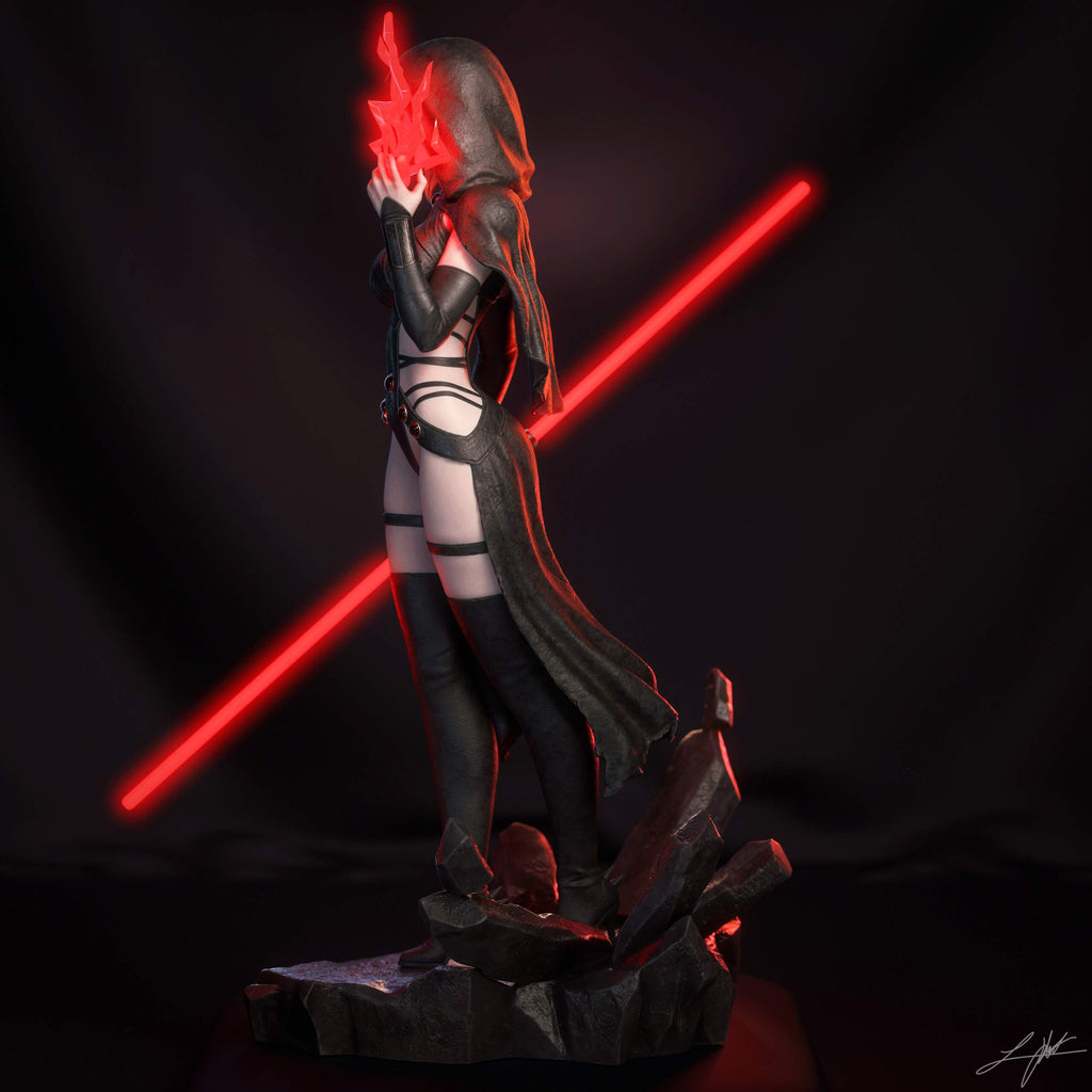 Crimson Sith Statue