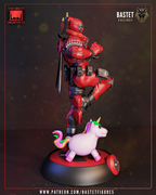 The Crimson Merc Statue