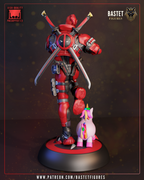 The Crimson Merc Statue