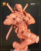 The Crimson Merc Statue