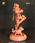 The Crimson Merc Statue