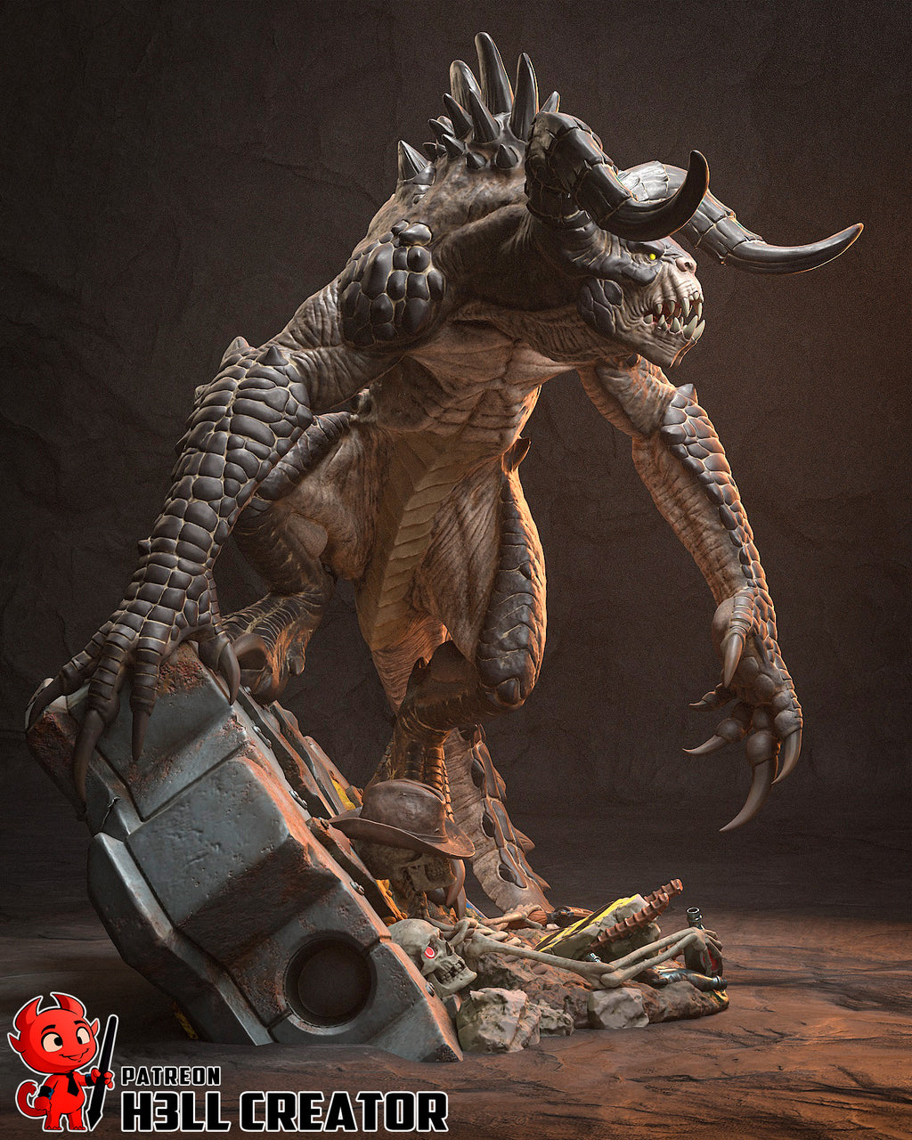 Deathclaw Statue