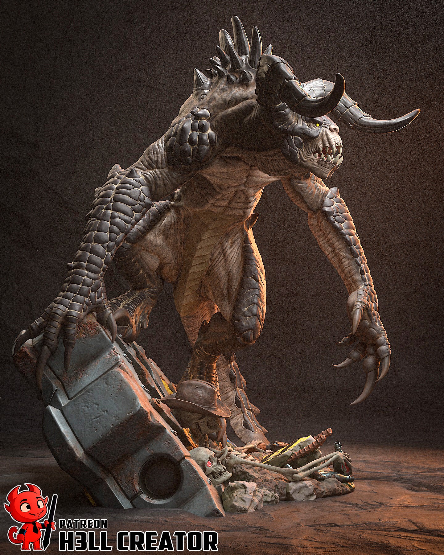 Deathclaw Statue