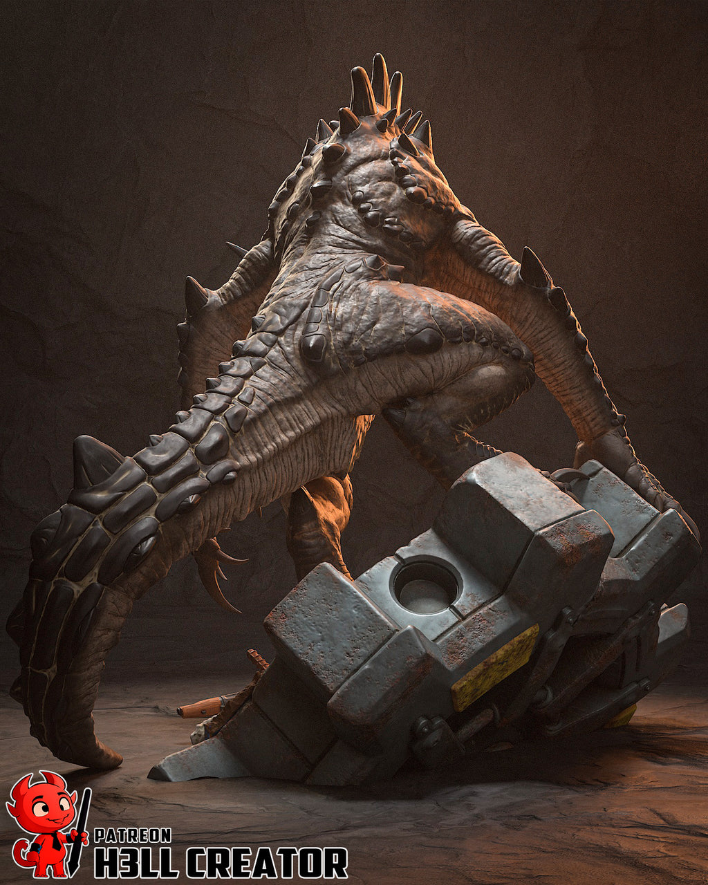 Deathclaw Statue
