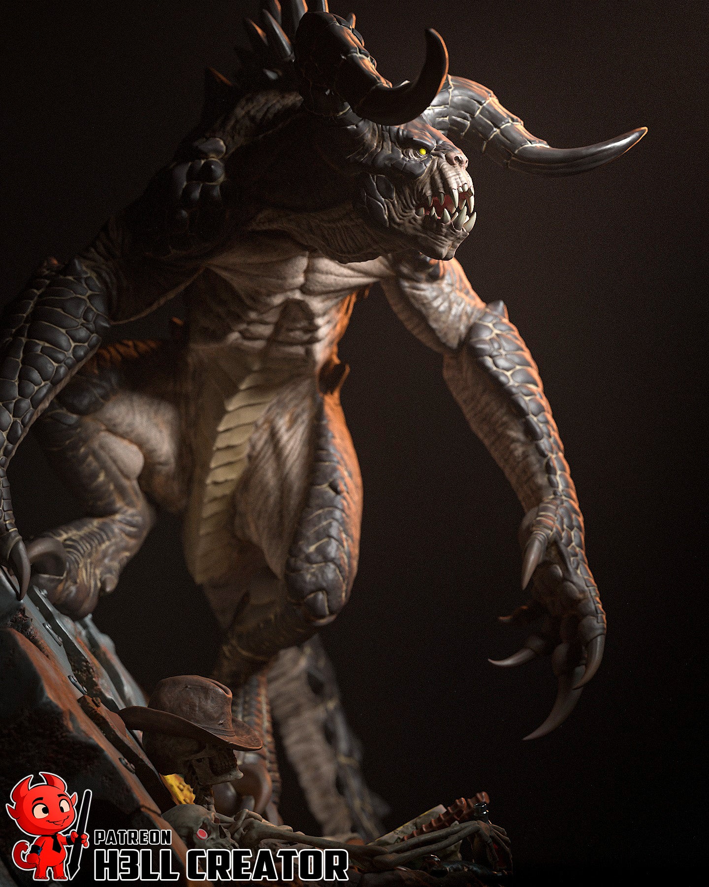 Deathclaw Statue