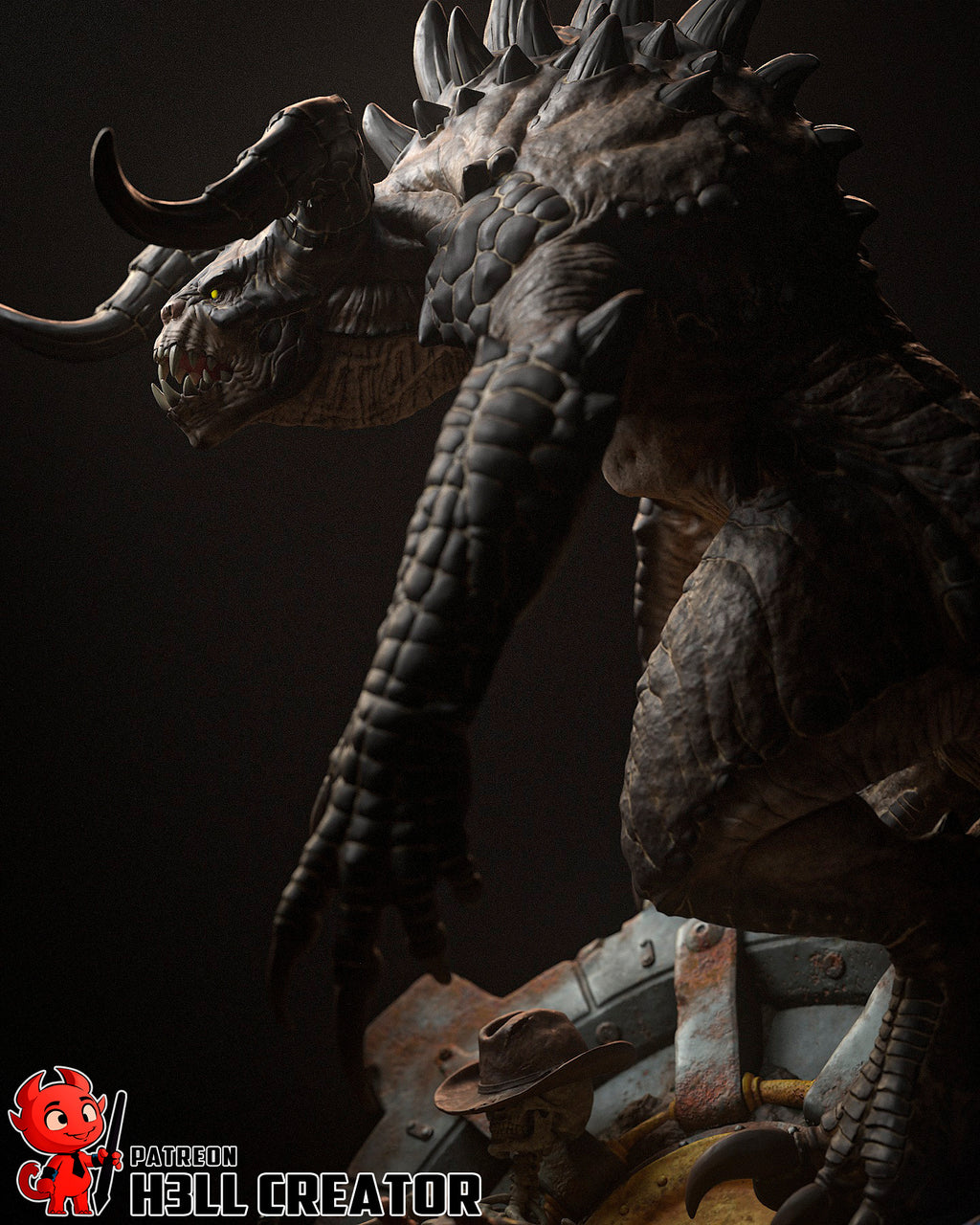 Deathclaw Statue