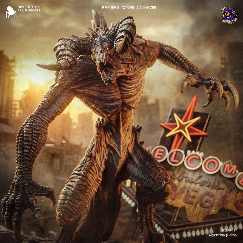 Wasteland Beast Statue