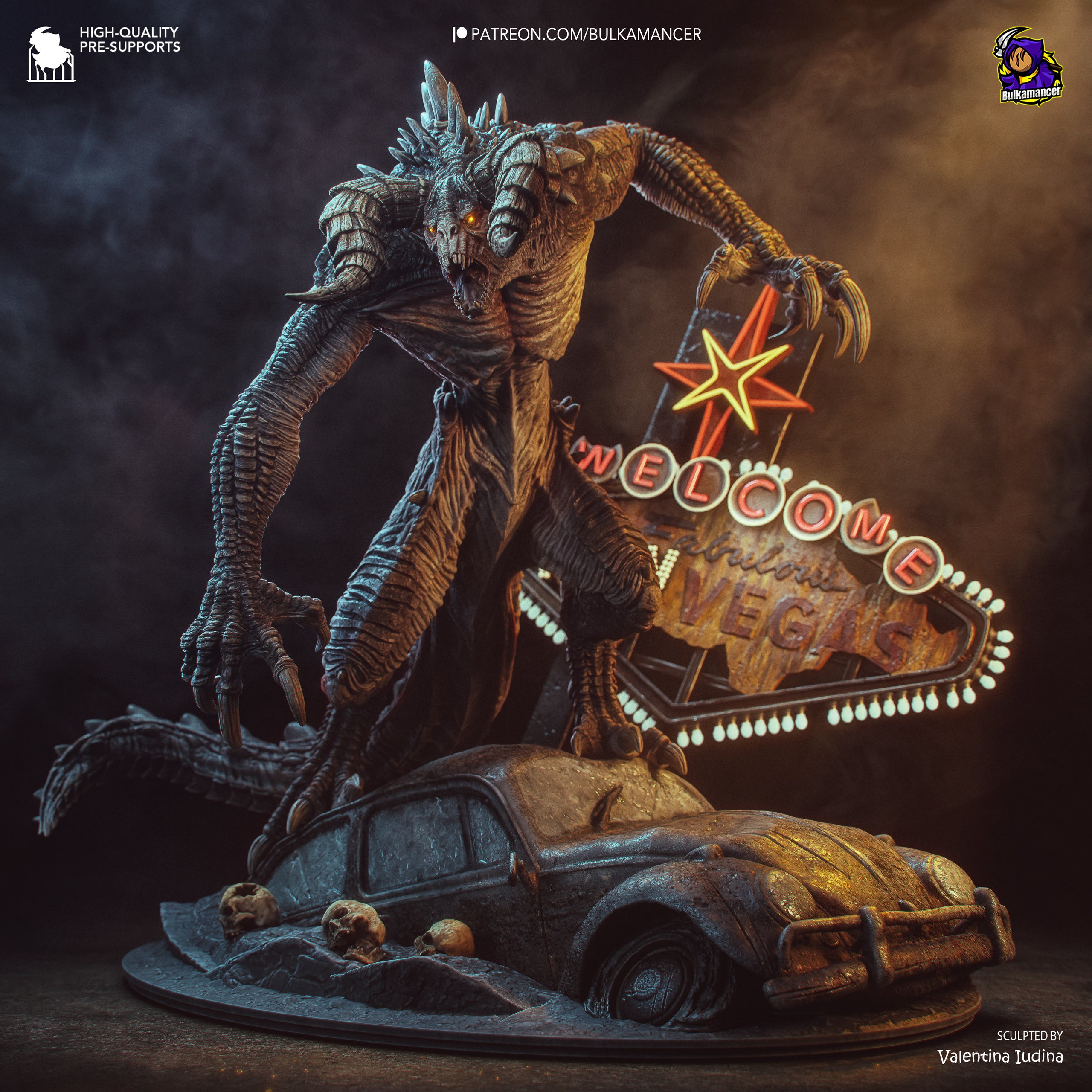 Wasteland Beast Statue