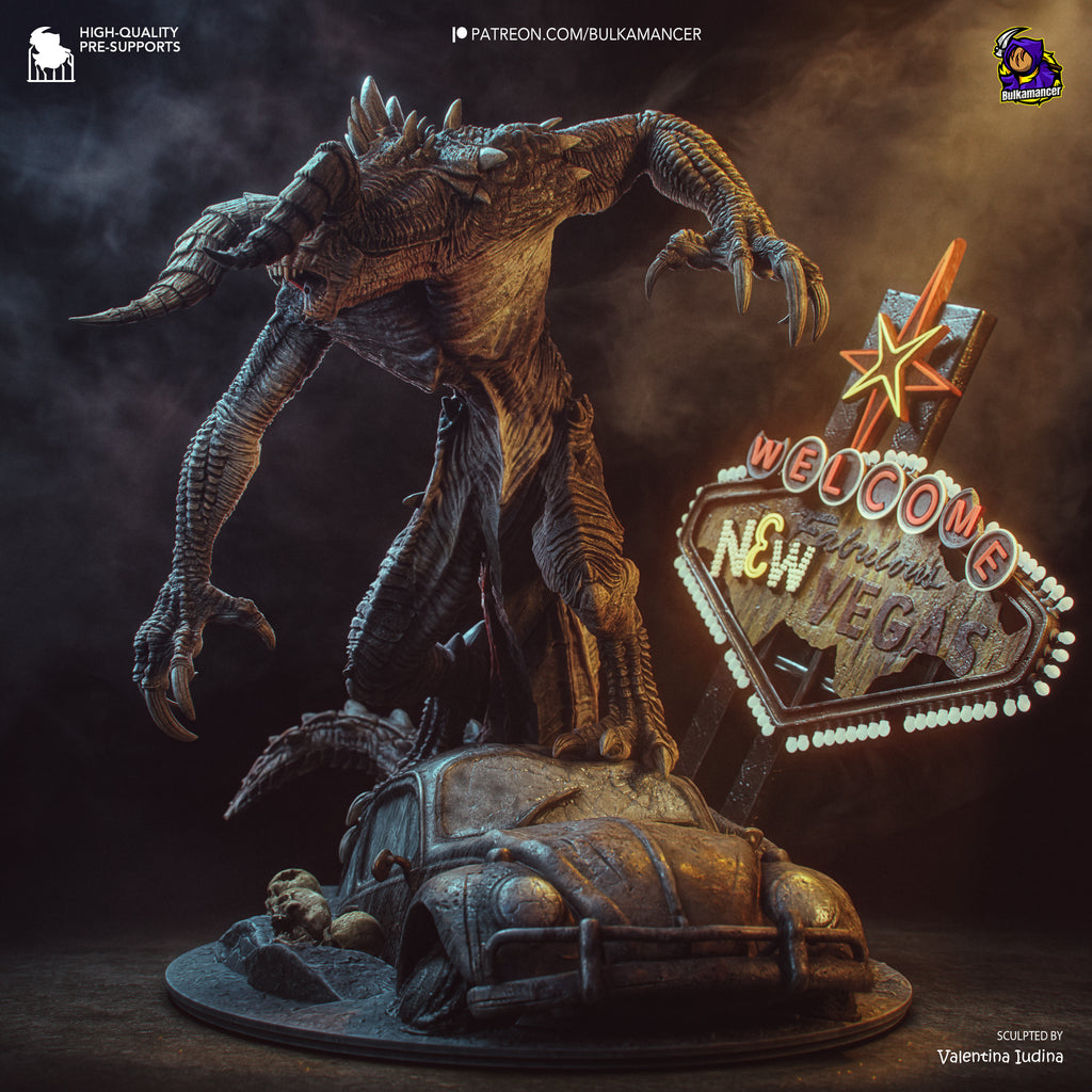 Wasteland Beast Statue