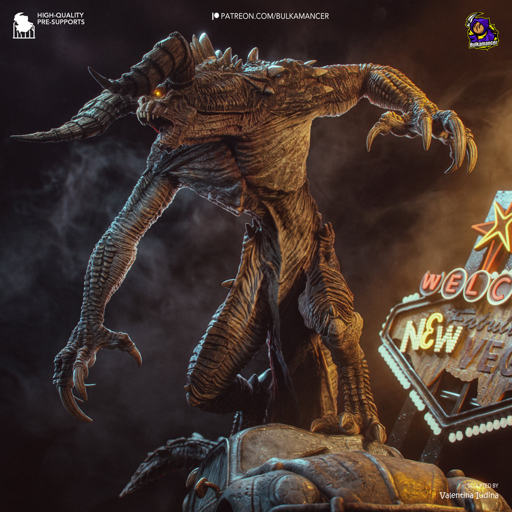 Wasteland Beast Statue