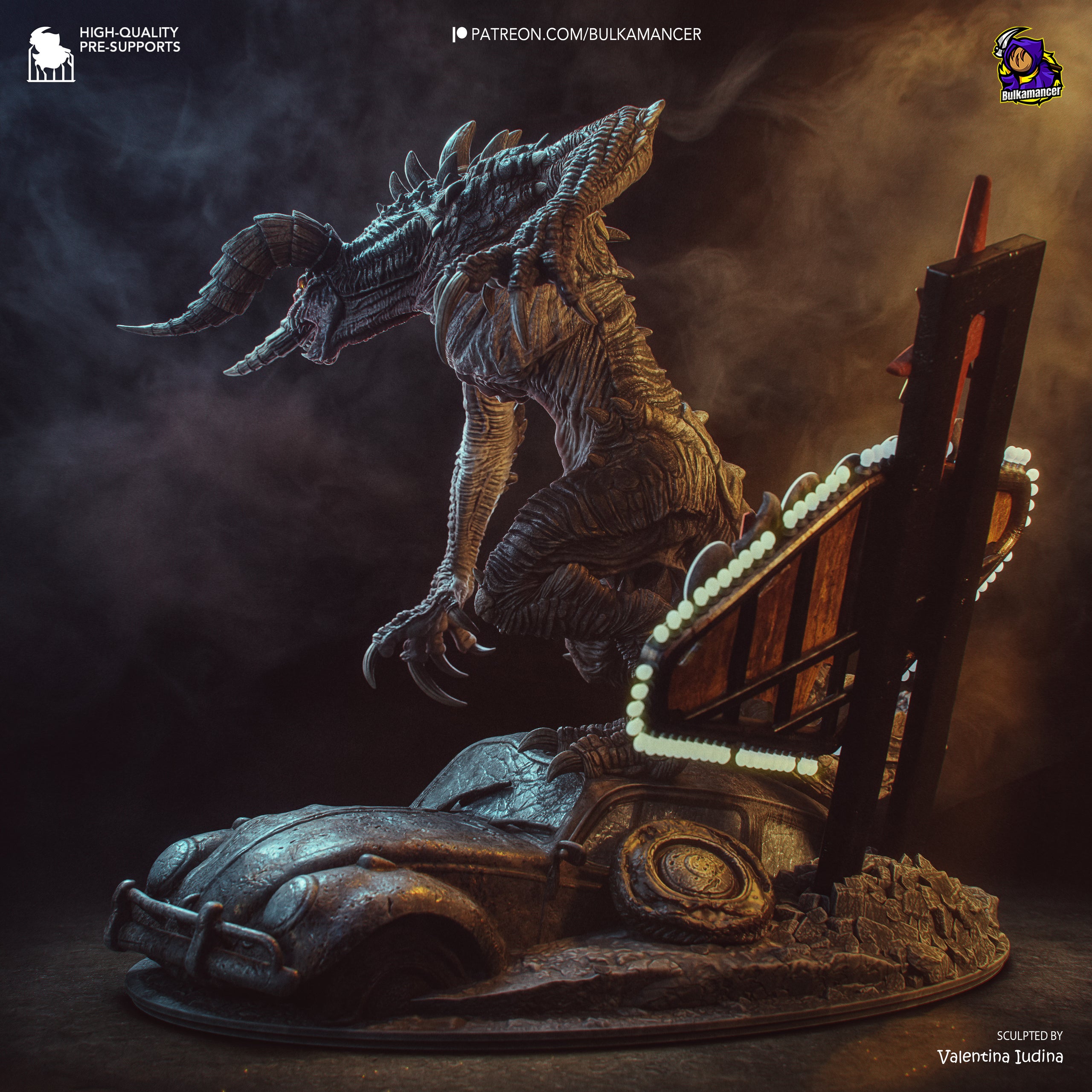 Wasteland Beast Statue