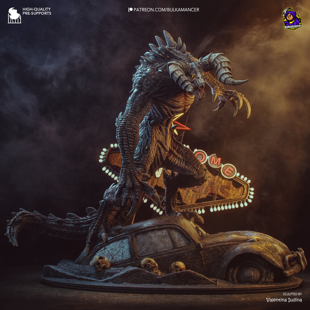 Wasteland Beast Statue