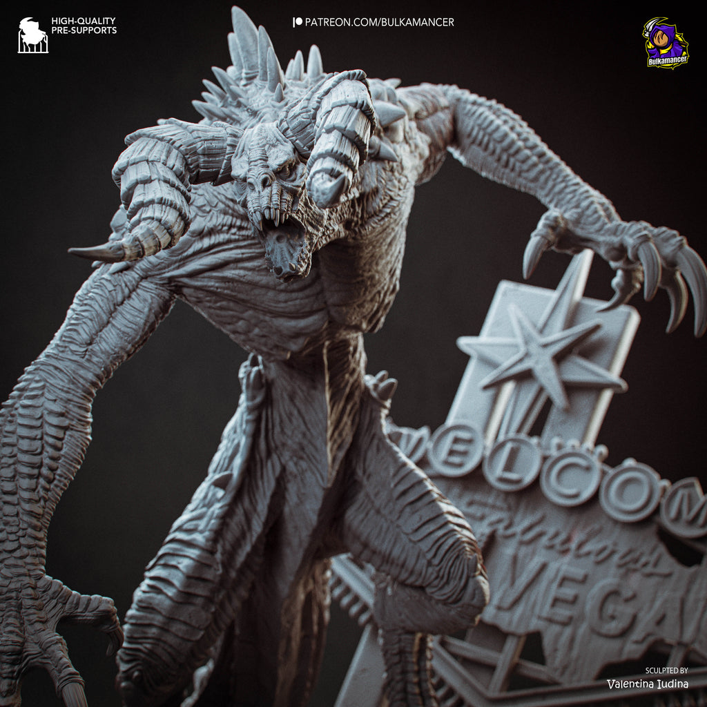 Wasteland Beast Statue