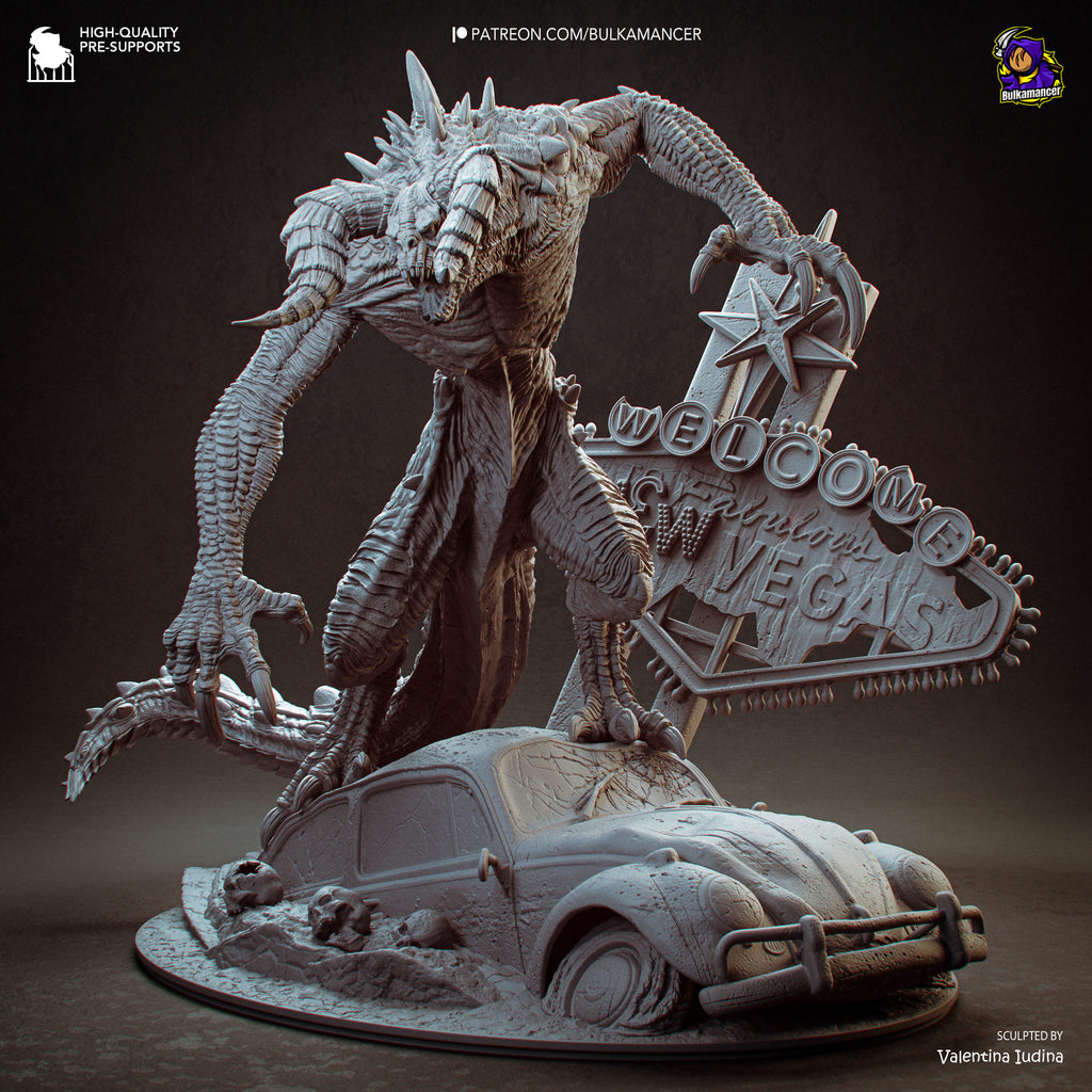 Wasteland Beast Statue