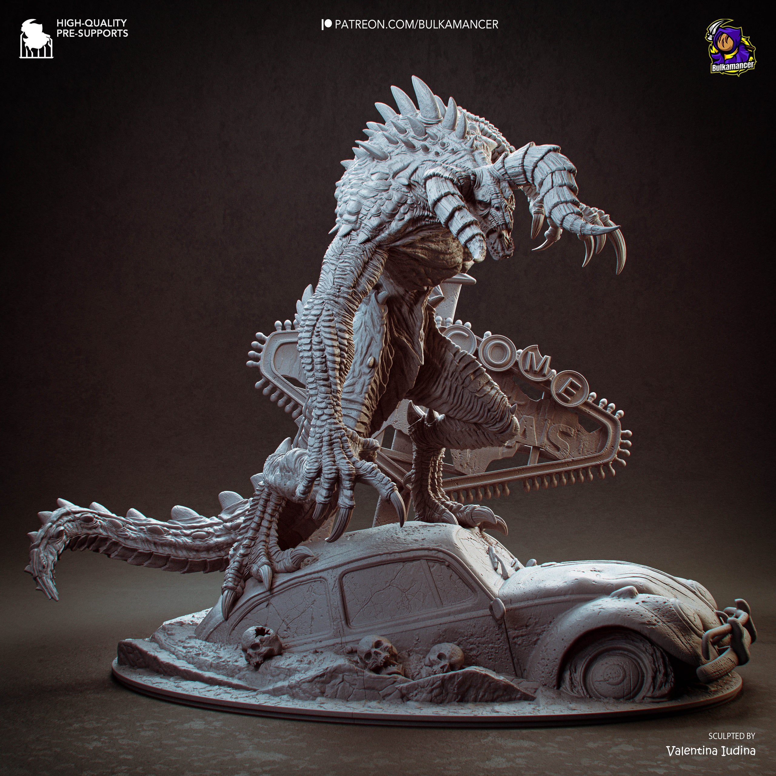 Wasteland Beast Statue