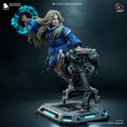 Lunar Android Girl Statue