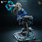 Lunar Android Girl Statue