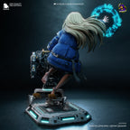 Lunar Android Girl Statue