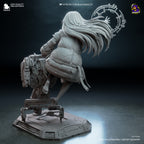 Lunar Android Girl Statue