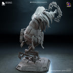Lunar Android Girl Statue