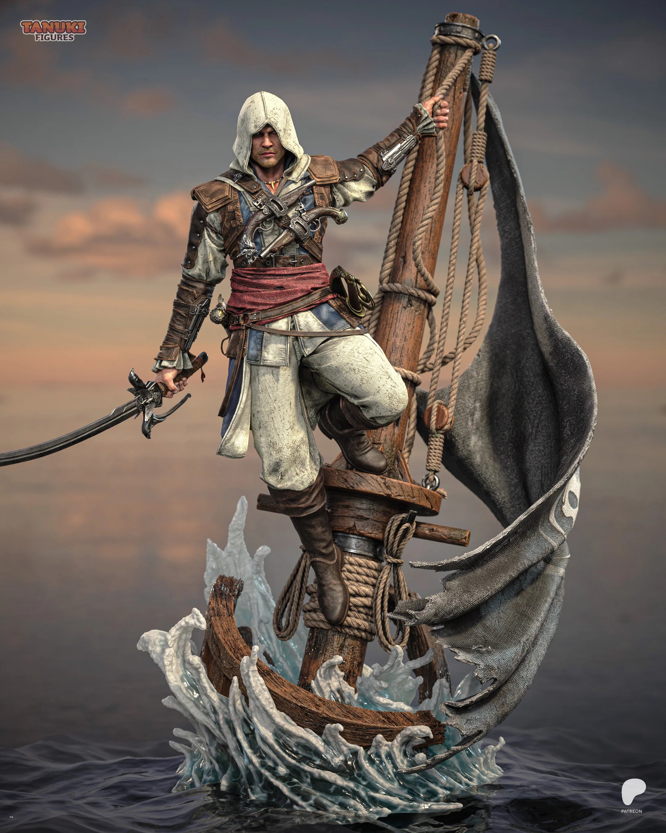 Edward Kenway Statue