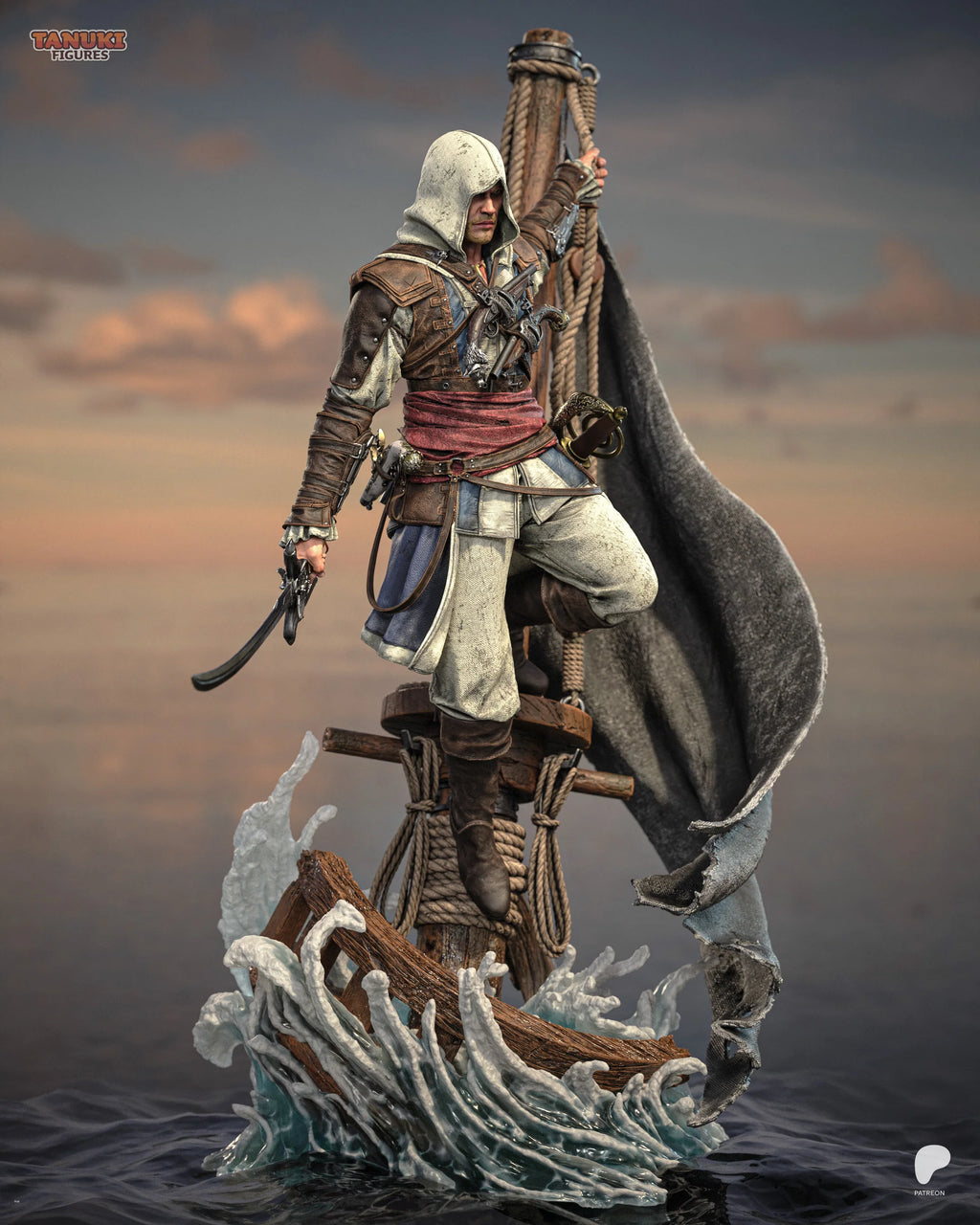 Edward Kenway Statue