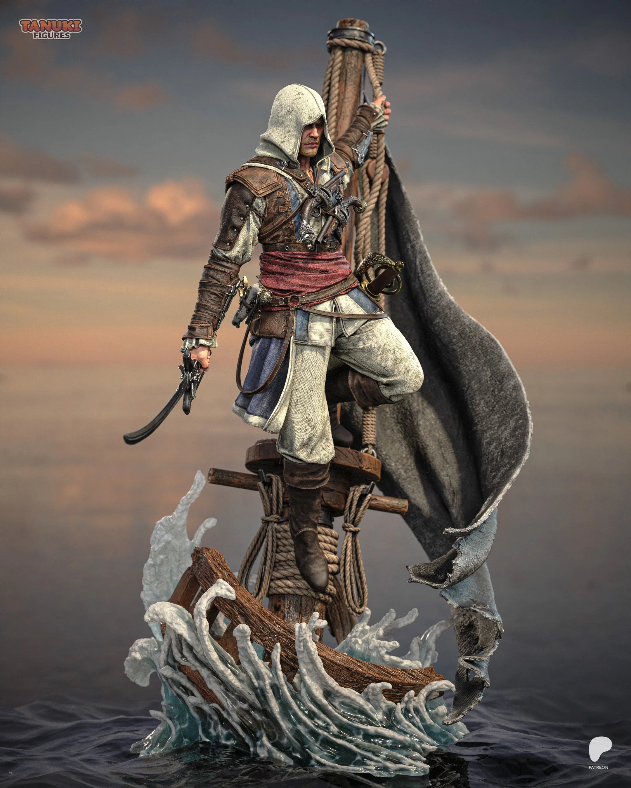 Edward Kenway Statue