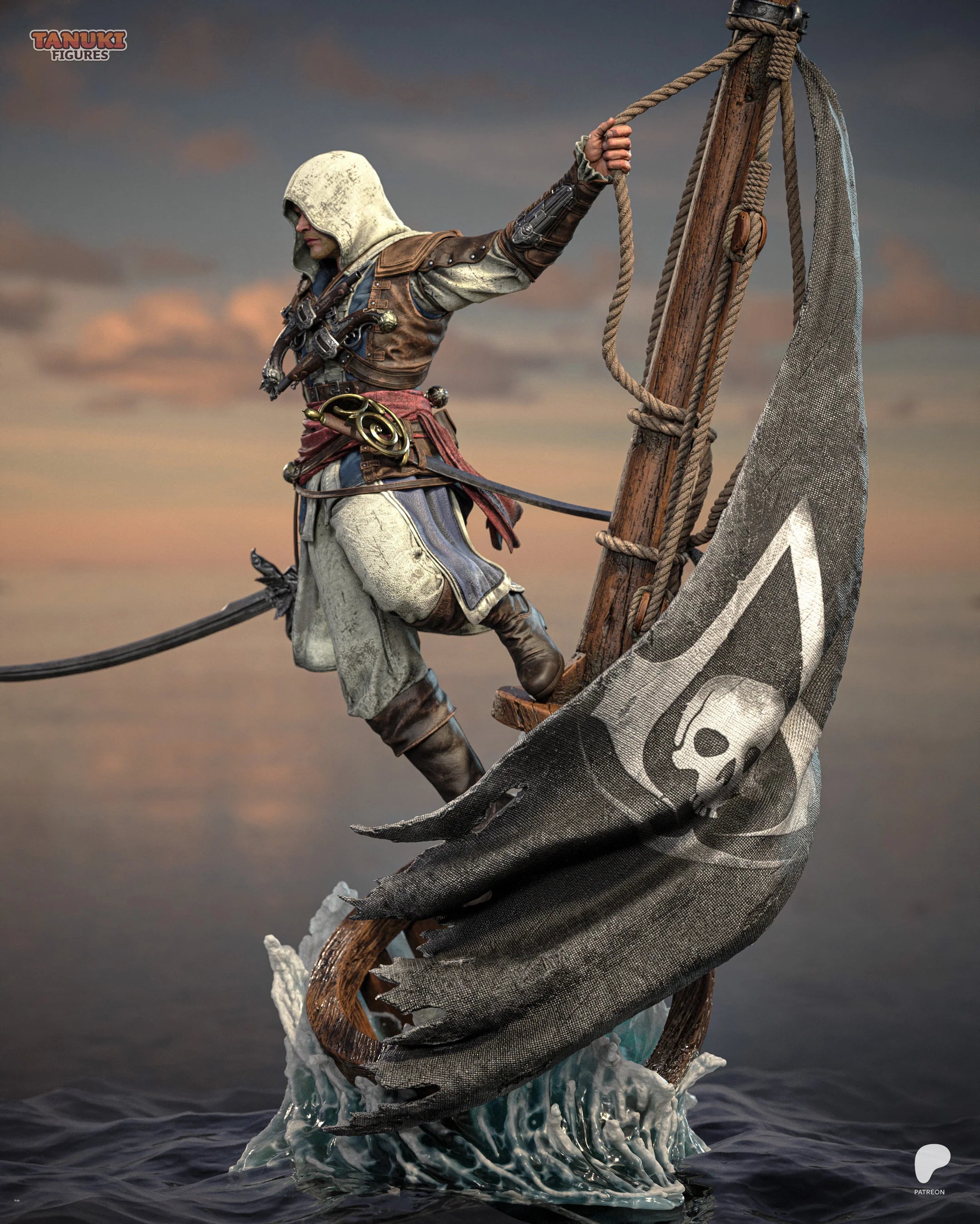 Edward Kenway Statue