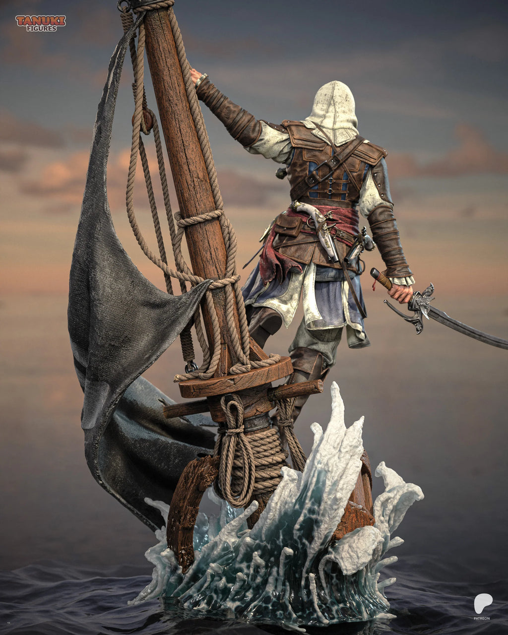 Edward Kenway Statue