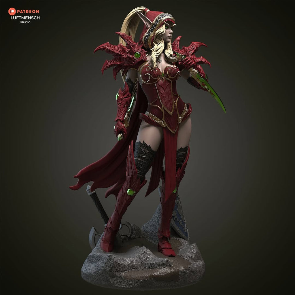 The Scarlet Blade Statue