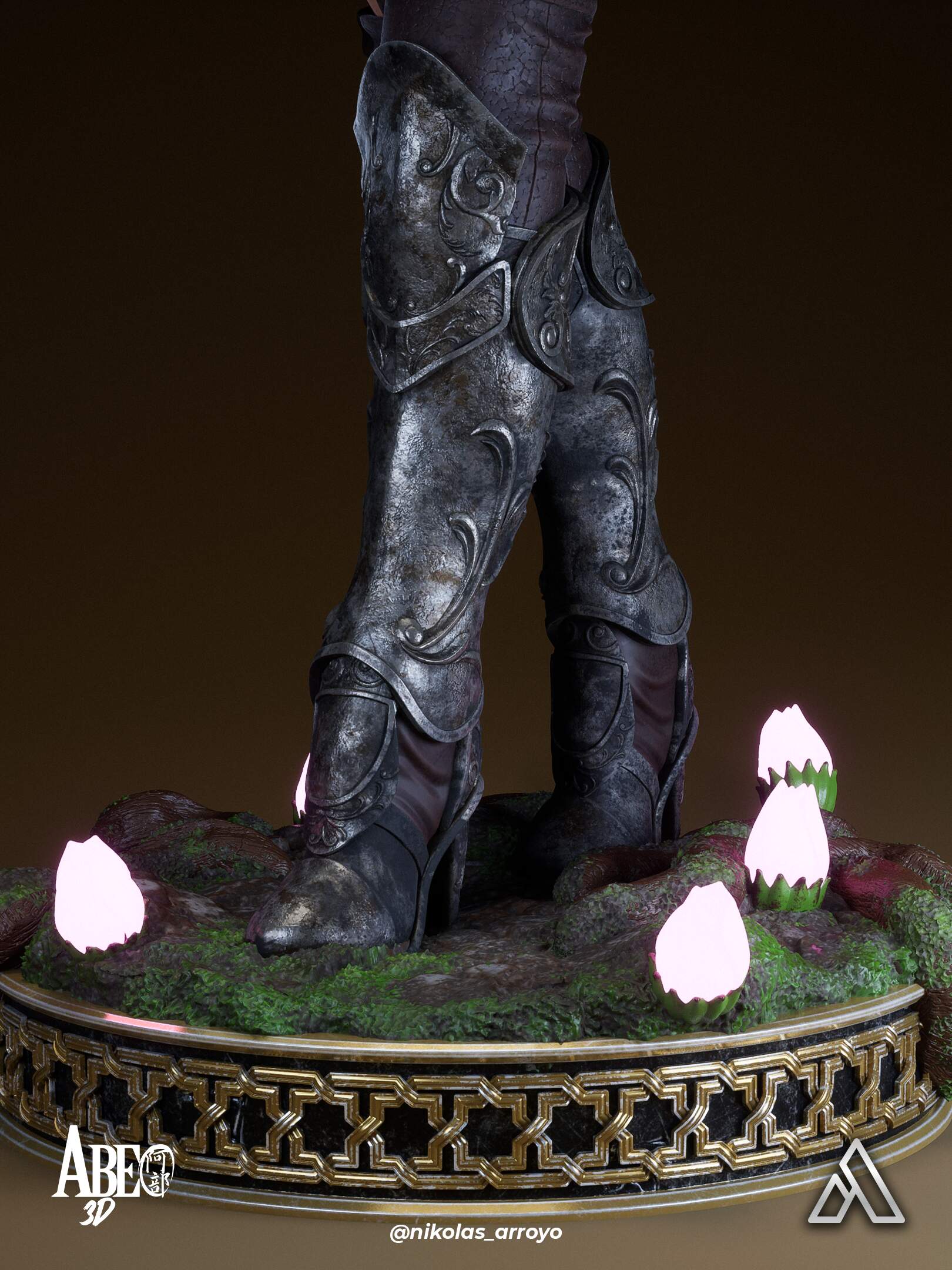 Elaria Shadowleaf Statue
