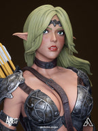 Elaria Shadowleaf Statue