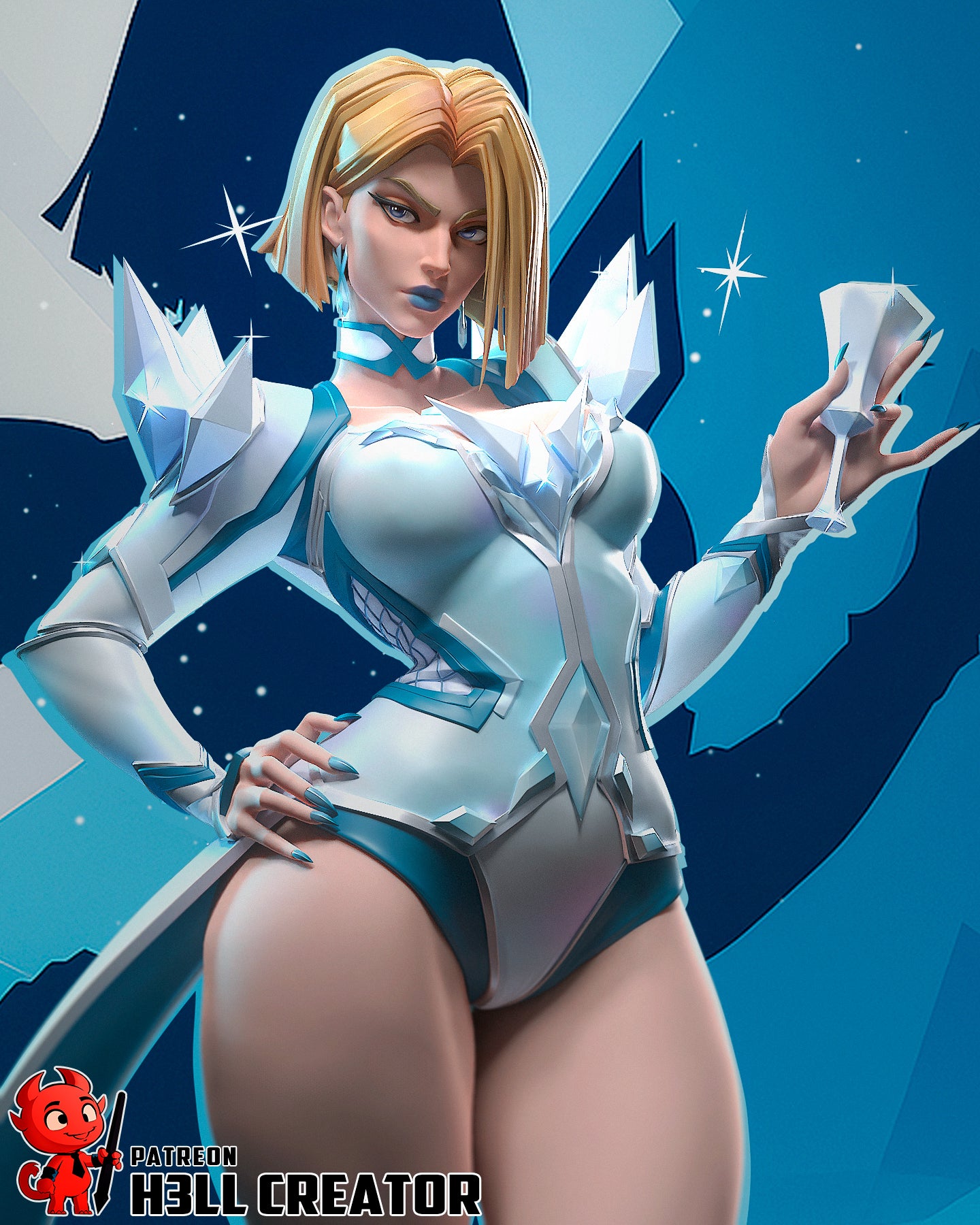 Icebound Regent Statue