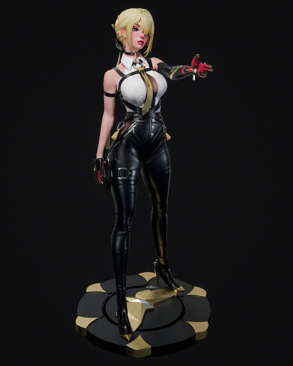 Evelyn Chevalier Statue