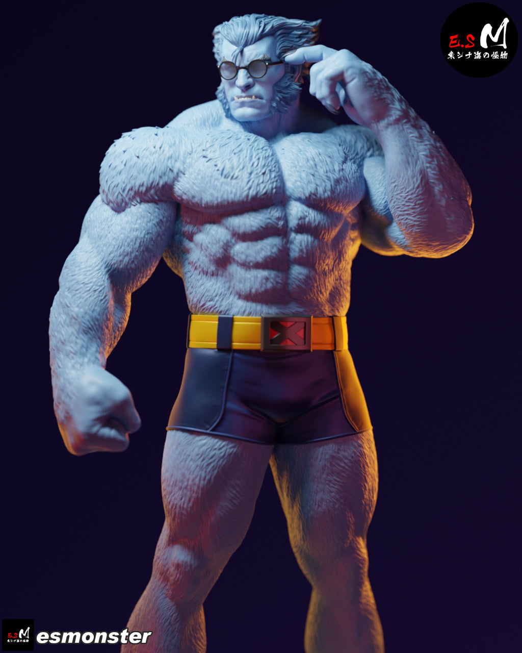 The Blue Savant Statue