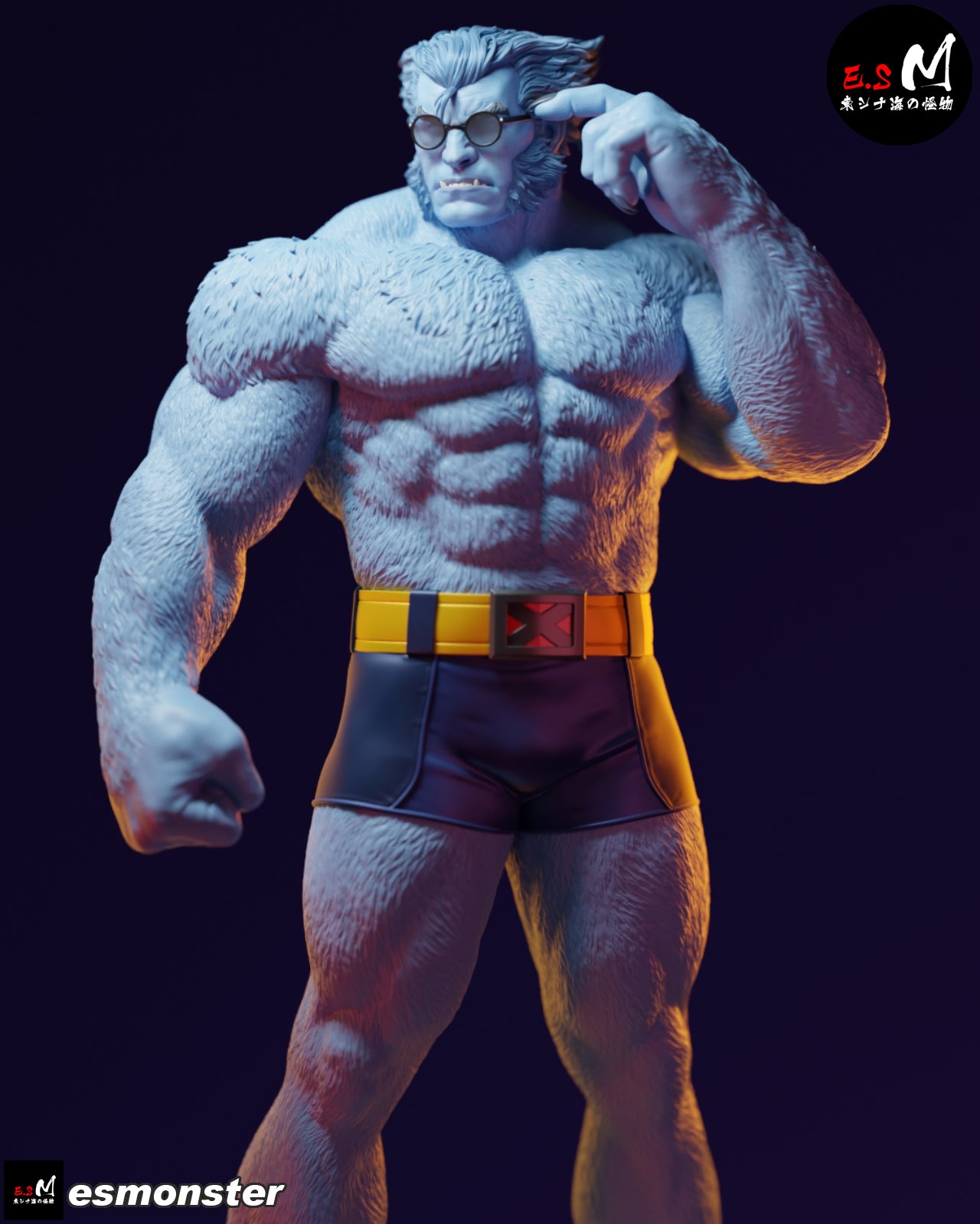 The Blue Savant Statue