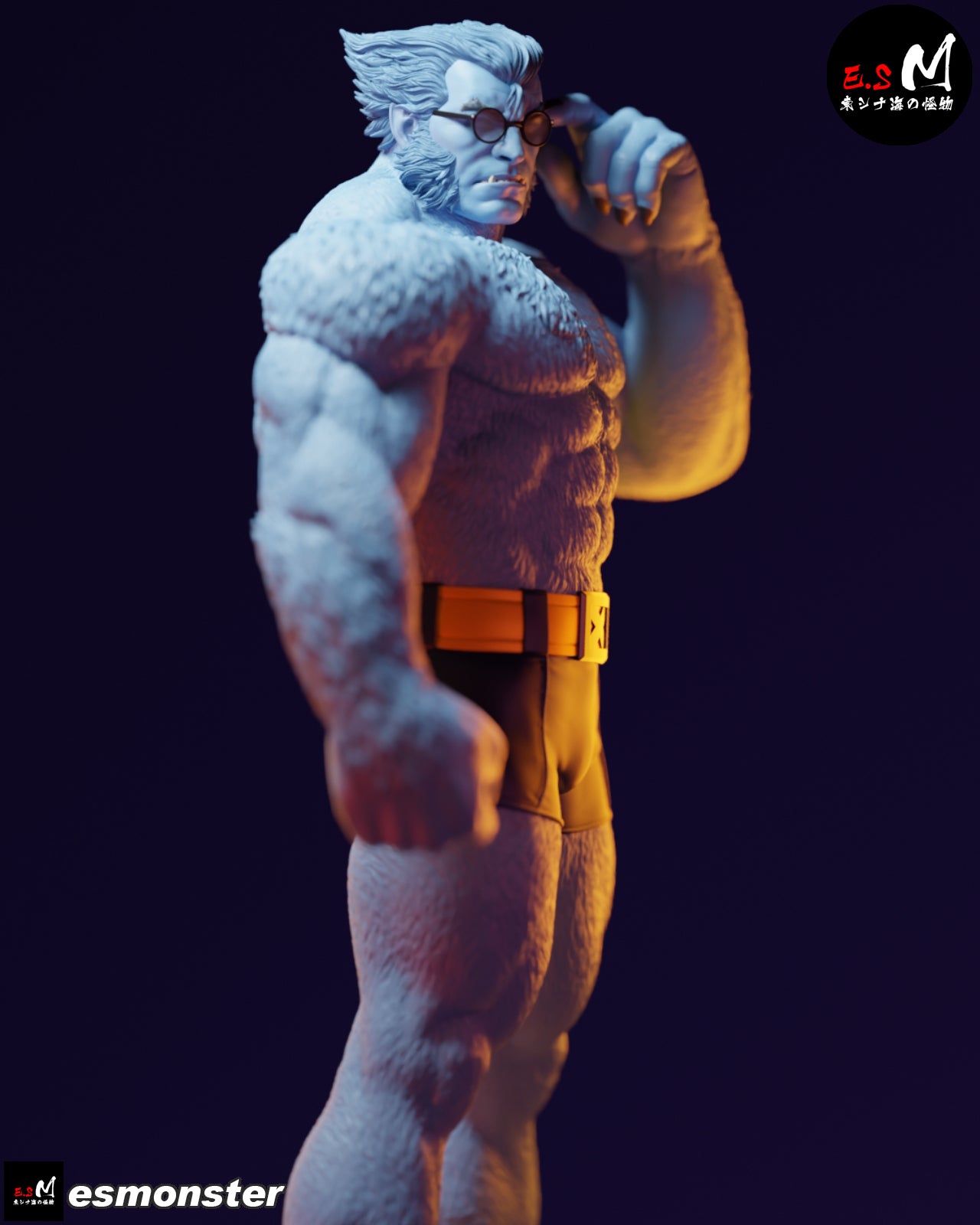 The Blue Savant Statue